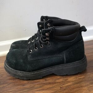 BRAHMA Steel Toe Gus Work Boots 9.5 W Safety Suede upper